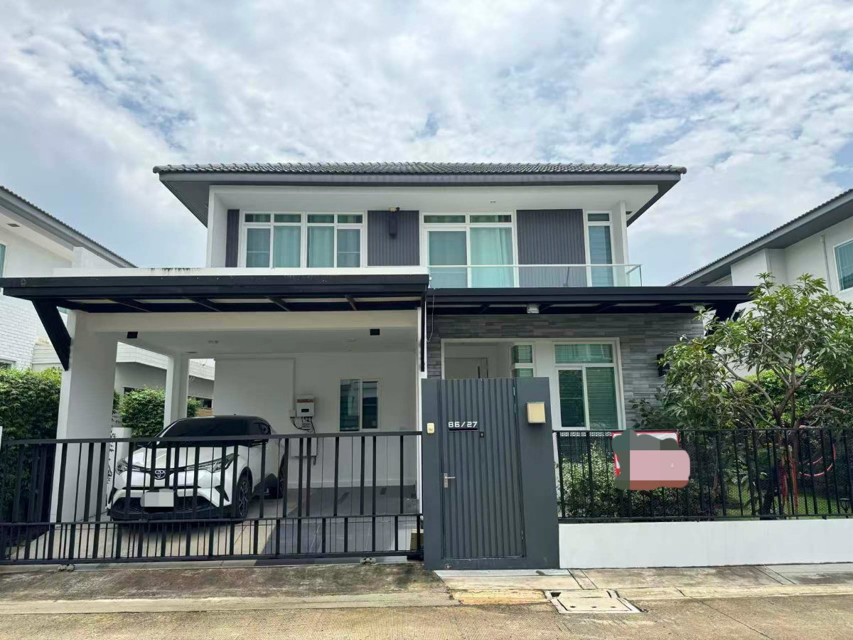 รูป บ้านเดี่ยว 4 นอน 4 นำ้ มัณฑนา 2 บางนา กมา.7 เช่า  - รูปที่ 1/7