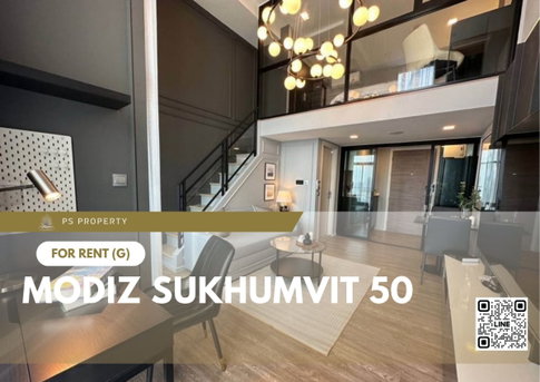 ให้เช่า 📍 MODIZ Sukhumvit 50 📍 ใกล้ BTS อ่อนนุช เฟอร์นิเจอร์ และ เครื่องใช้ไฟฟ้าครบ 