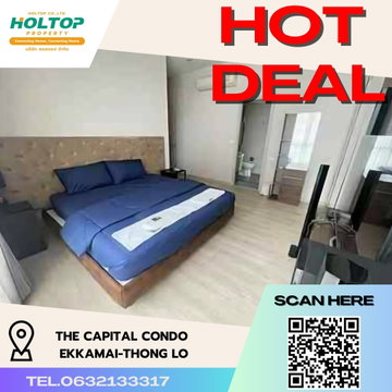 #R4502   ให้เช่าคอนโด The Capital Condo Ekkamai-Thong Lo