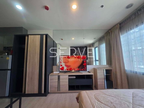 Studio Nice Room City View Good Location Close to MRT Phra Ram 9 300 m. and CentralPlaza @ Rhythm Asoke 2