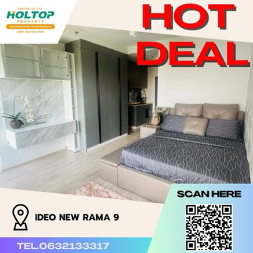 #Z719 Condo for rent Ideo New Rama 9