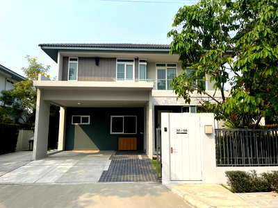 บ้านเดี่ยวให้เช่า : ให้เช่าบ้านเดี่ยว​ หมู่บ้าน​ มัณฑนา​บางนา-วงแหวน(ราม2)​