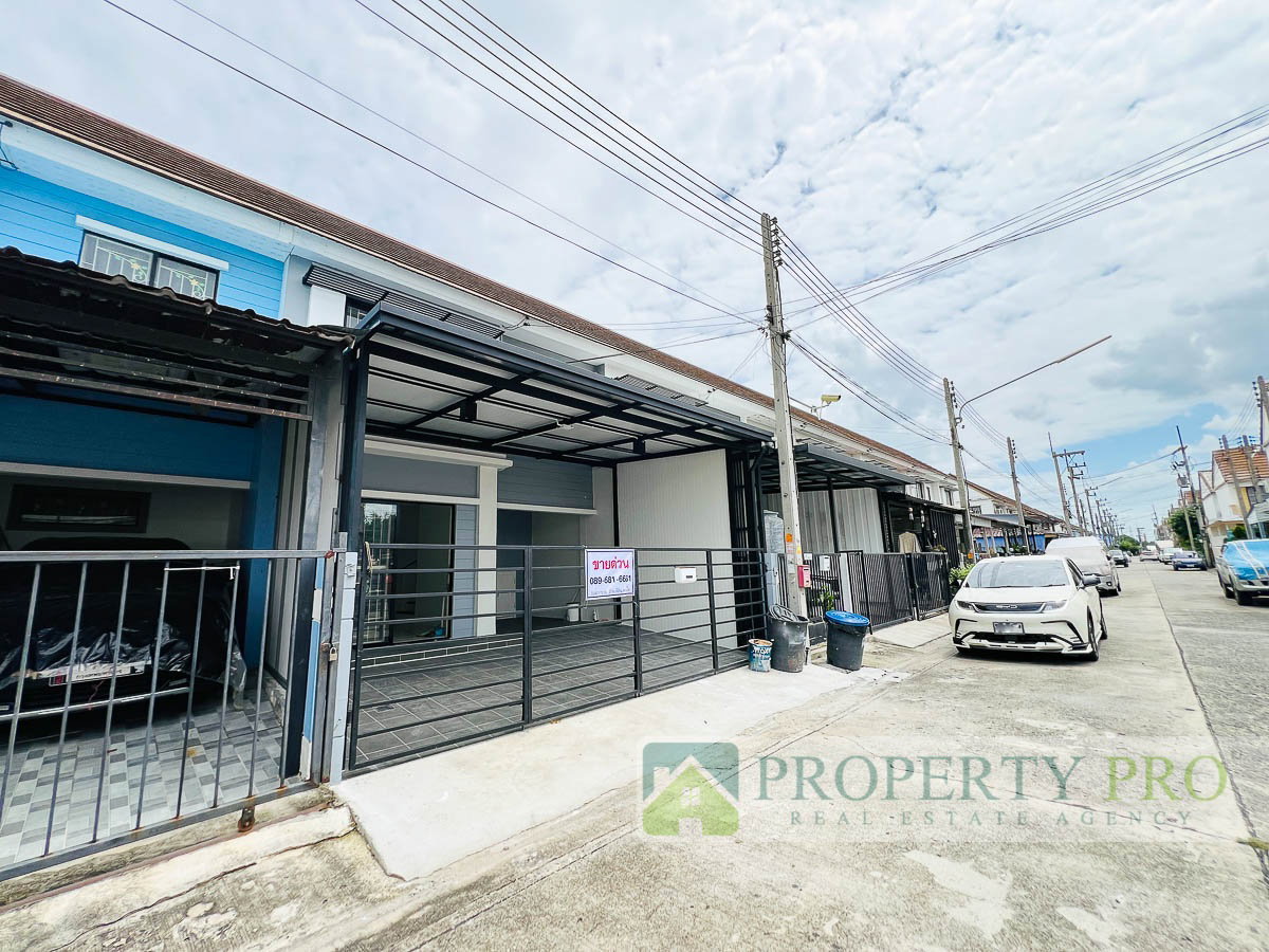 รูป ขาย บ้าน พฤกษา 66 ทาวน์เฮาส์ 2 ชั้น แบบ 3 ห้องนอน ขนาด 18 ตรว 92 ตรม รีโนเวทใหม่ ใกล้ รังสิต นวนคร คลองหลวง ตลาดไท : EL25S-007 - รูปที่ 17/18