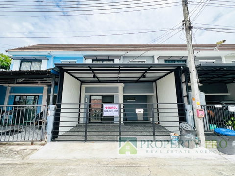 ขาย บ้าน พฤกษา 66 ทาวน์เฮาส์ 2 ชั้น แบบ 3 ห้องนอน ขนาด 18 ตรว 92 ตรม รีโนเวทใหม่ ใกล้ รังสิต นวนคร คลองหลวง ตลาดไท : EL25S-007