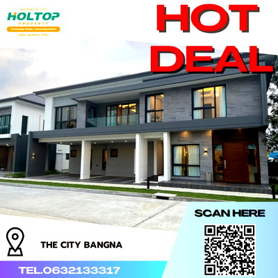 บ้านเดี่ยวให้เช่า : #R4528 ให้เช่าบ้าน The City Bangna