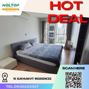 #R4512 ให้เช่าคอนโด 15 Sukhumvit Residences