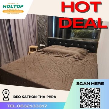 #R4556 ให้เช่าคอนโด Ideo Sathon-Tha Phra