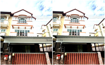 เช่าโฮมออฟฟิศ นนทบุรี : AT574 ให้เช่าทาวน์โฮม โฮมออฟฟิศ 3 ชั้นครึ่ง ทาวน์โฮม สรานนท์ ปากเกร็ด ที่จอดรถ 5 คัน ใกล้เซ็นทรัล แจ้งวัฒนะ