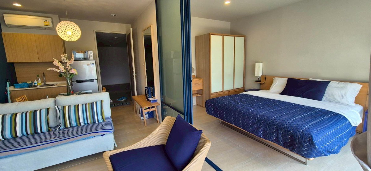รูป ให้เช่า คอนโด บ้านทิวทะเล บลูแซฟไฟร์  45 ตรม ชั้น 4  - รูปที่ 9/13