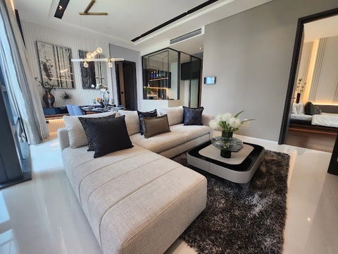 LTHC12642 - The Bangkok thonglor Condo FOR RENT Size 92 sqm. 2 beds 2 baths Near BTS Thong Lor Station ONLY 110K/Month