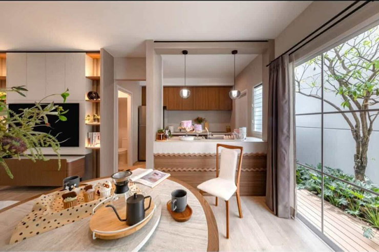 รูป ให้เช่าบ้านใหม่ตกแต่งทั้งหลังโครงการVillaggio3 ศรีนครินทร์-บางนา  - รูปที่ 2/10
