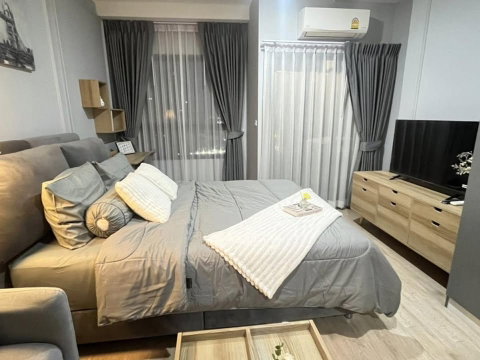 Condo for Rent at IDEO New Rama 9  ID Line : @pccenter