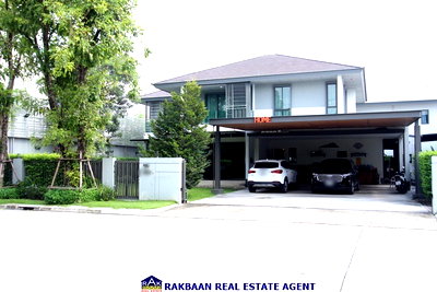 ขายบ้านเดี่ยว : ขายบ้านบุราสิริ วัชรพล หลังริม 123 ตร.ว. 4 ห้องนอน 4 ห้องน้ำ 1 ห้องเมท แถมเฟอร์ทั้งหลัง จอดรถ 4 คัน 