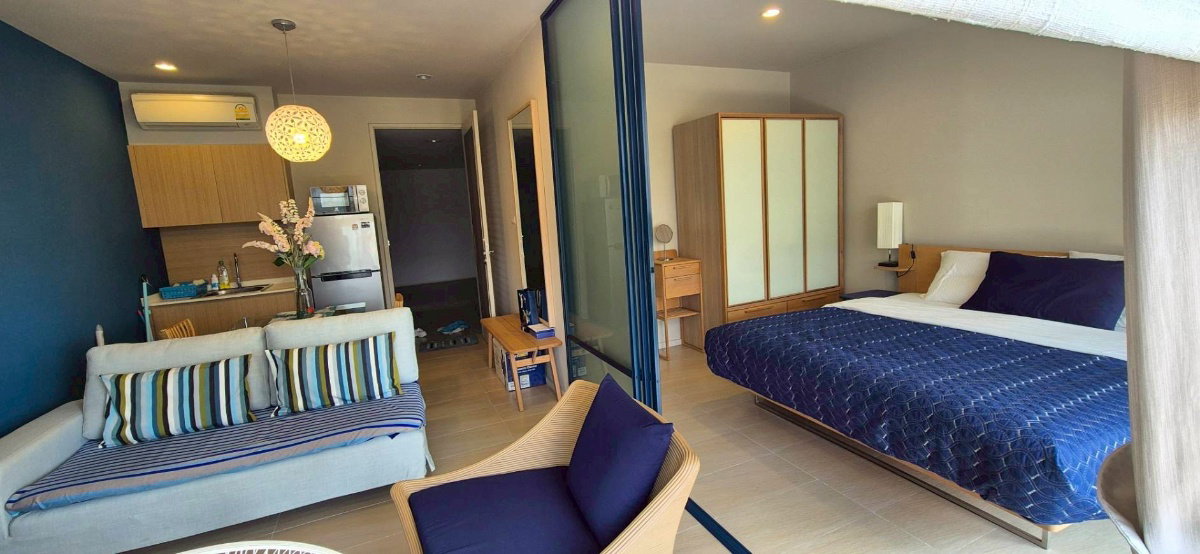 รูป ให้เช่า คอนโด บ้านทิวทะเล บลูแซฟไฟร์  45 ตรม ชั้น 4  - รูปที่ 13/13