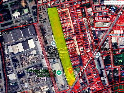 Land for sale Lat Pla Khao Road : Land for Sale in Lat Phrao – Soi Lat Pla Khao 73, 11-1-83 Rai, Excellent Location
