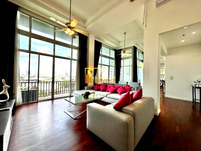 เช่ากิจการ อาคารสาทรธานี ทาวเวอร์ : Expansive 4 Bedroom Penthouse Apartment in Sathorn - BR0655AP