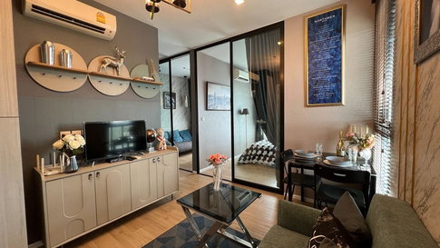 UK01-052ให้เช่า Notting hill คอนโดน็อตติ้ง ฮิลล์ แหลมฉบัง-ศรีราชา ชั้น 30 35 ตรม. 1 ห้องนอน 1 ห้องนั่งเล่น 1 ห้องอเนอกประสงค์ 13,000 บาท/เดือน