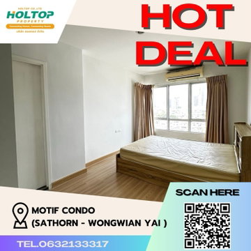 #Z850 ให้เช่าคอนโด Motif Condo (sathorn - wongwian yai )