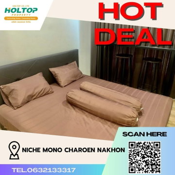 #Z858 ให้เช่าคอนโด Niche MONO Charoen Nakhon 