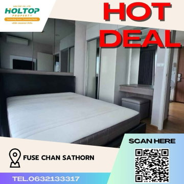 #Z878 Condo for rent Fuse Chan Sathorn 