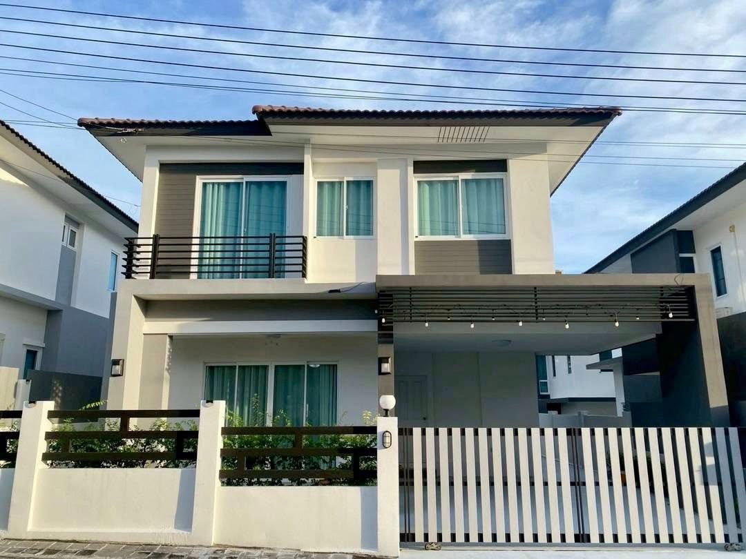 รูป ให้เช่าบ้านเดี่ยวหลังใหญ่ ม.เลควัลเล่ย์ บ่อวิน ศรีราชา, ชลบุรี - รูปที่ 1/18
