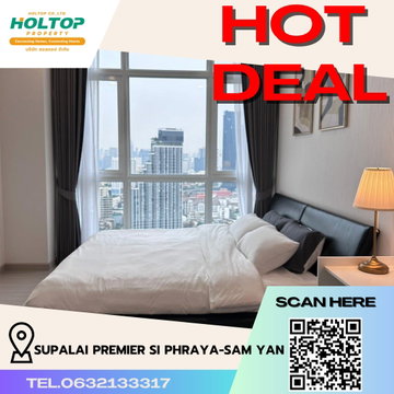 #R4651 ให้เช่าคอนโด Supalai Premier Si Phraya-Sam Yan