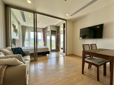 UK01-222 ให้เช่าคอนโด Infinity One Chonburi อินฟินิตี้วัน : 1 ห้อง ขนาด 33 ตร.ม. คอนโดตติดเซ็นทรัล ชลบุรี พร้อมอยู่