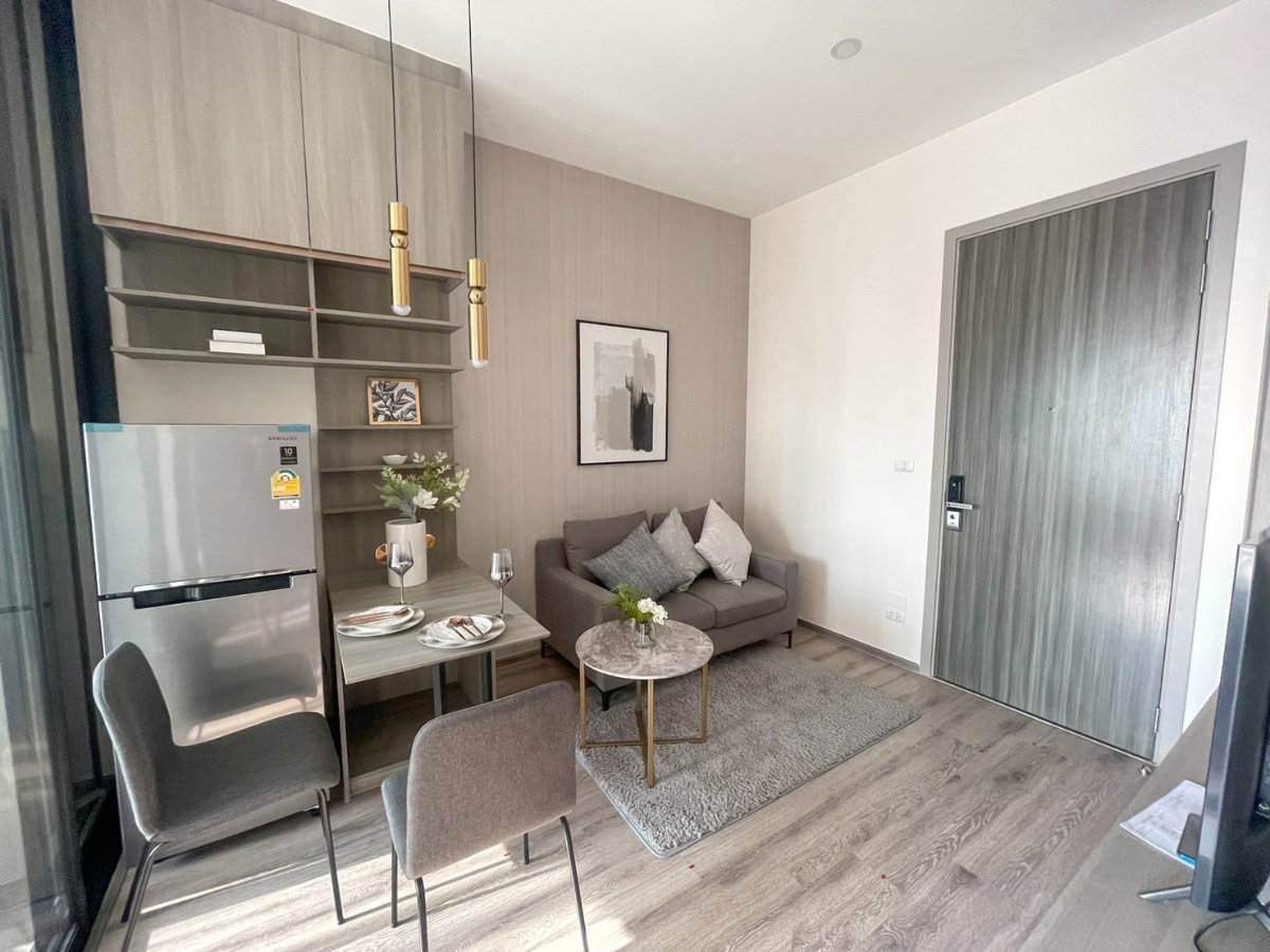 ให้เช่า Knightsbridge Prime Onnut 1 ห้องนอน 31 ตร.ม ตกแต่งสวยงาม ใกล้ BTS อ่อนนุช