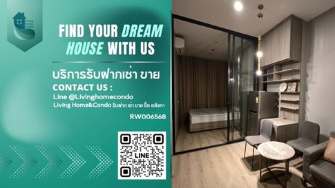 For rent Knightsbridge Prime Onnut เฟอร์นิเจอร์-เครื่องใช้ไฟฟ้าครบ ห่างจาก BTS อ่อนนุช 600 ม. - RW006576