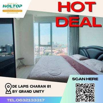 #Z930 Condo for rent De Lapis Charan 81 by Grand Unity