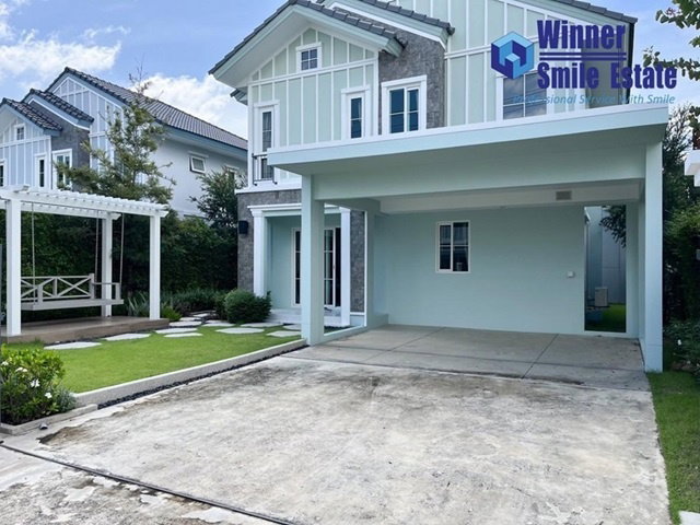 รูป เช่า บ้านเดี่ยว วิลลาจจิโอ 2 ศรีนครินทร์ บางนา ใกล้เมกาบางนา มือ 1 เฟอร์ฯ ใหม่ทั้งหลัง - รูปที่ 3/20