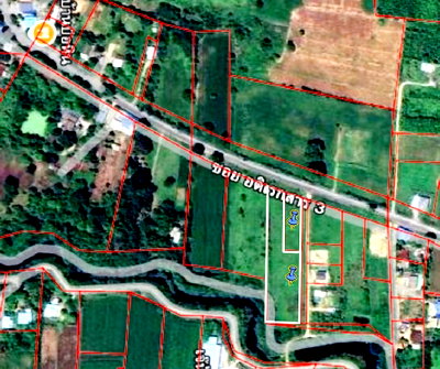Land for sale : Land for Sale – Prime Investment Location Small Plot with 3 Road Frontages, Saraburi Area: 2 Rai, 2 Ngan, 40.7 Square Wah