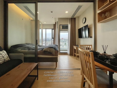 UK01-075 ให้เช่าคอนโด Infinity One Chonburi ✨  🌆 ห้องขนาด 25 ตร.ม. พร้อมอยู่  🏙️ วิวไร้ขอบเขต สวยสุดๆ  📍 ทำเลใจกลางเมือง ใกล้ Central ชลบุรี