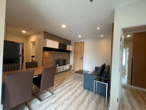 UK01-210 for rent Plus condo Sriracha 2 Bedroom | 🚿 1 Bathroom | 1 living room. 51 Sq.m. 15,000 Bath/Moth. Full furniture, high view, 24th floor