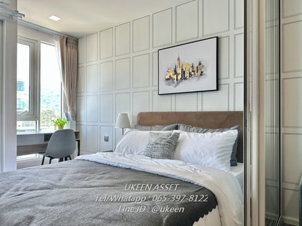 รูปภาพ UK01-196 ให้เช่า Atmoz Serene Sriracha ตรงข้าม ม.เกษตรฯ .1 Bedกั่นกระจก 24 ตร ม.ชั้น 7 ตึกB 8,000 บาท/เดือน มีเครื่องซักผ้า เครื่องใช้ไฟฟ้าทุกอย่าง!