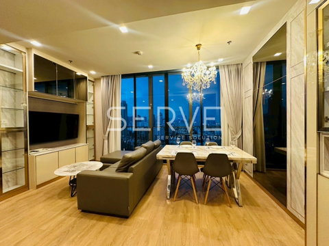 🔥45K🔥 - 2 Beds 2 Baths 55.69 sq.m. High Fl. 15+ Close to BTS Phrom Phong 500 m. at Noble Around 33 Condo / Condo For Rent 