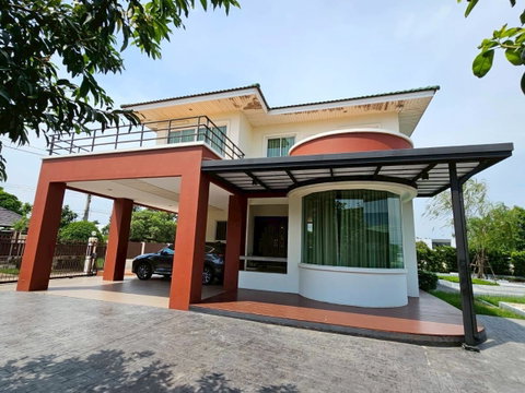 Luxury House for Sale in Windmill Village, Bangna KM.10, Bang Phli, Samut Prakan – Fully furnished and move-in ready!