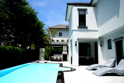 บ้านเดี่ยวให้เช่า : Nantawan Rama 9 - New Krungthepkreetha 5 bedrooms, for rent