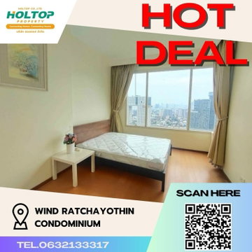 #Z941 ให้เช่า Wind Ratchayothin Condominium