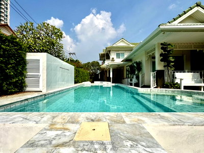 เช่าบ้านเดี่ยว ชลบุรี : UK01-087 ให้เช่า บ้าน Pool Villa ใกล้ทะเล🌊 คาซาลูน่า บางพระ-บางแแสน 