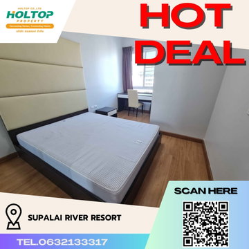 #R4698 ให้เช่าคอนโด Supalai River Resort Charoen Nakhon