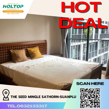#R4717 ให้เช่าคอนโด The Seed Mingle Sathorn-Suanplu