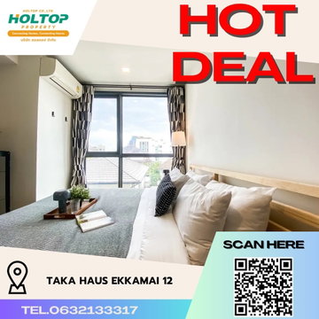 #R4735 ให้เช่าคอนโด TAKA HAUS Ekkamai 12