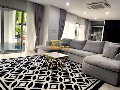 บ้านเดี่ยวให้เช่า : Noble Tara - Contemporary 5 Bed Pool Villa in Pattanakarn - BR7900SH