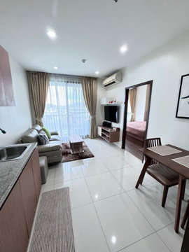 UK01-149 ให้เช่า The Sky Condo ศรีราชา : 1 ห้องนอน |1 ห้องนั่งเล่น |1 ห้องน้ำ 10,000 บาท/เดือน. ชั้น 15 | 35 ตร.ม. บรรยากาศดี