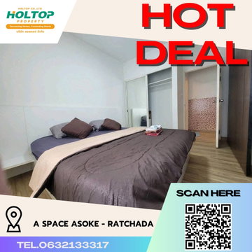 #R4760 Condo for rent A Space Asoke - Ratchada