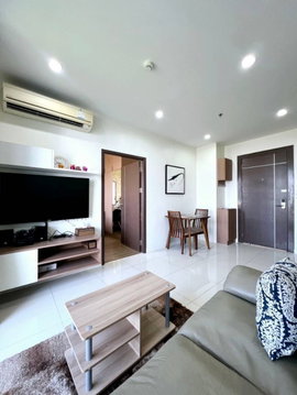 UK01-125 ให้เช่าคอนโด The Sky Condo ศรีราชา : 10,000 บาท/เดือน 35 ตร.ม. 1 ห้องนอน | 1 ห้องนั่งเล่น |ชั้น 15 วิวเมืองและภูเขา ระเบียงส่วนตัวบรรยากาศดี