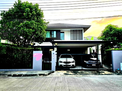 Houses for rent Samut Prakarn : House for rent Mantana 1 Bangna Km.7, ready to move in. If interested, contact Line @goodmanpro or call 0999029192.