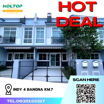 Townhouses for rent : #Z1032 House for rent Indy 4 Bangna KM.7