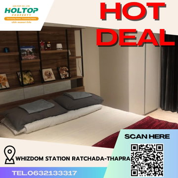 #R4773 Condo for rent Whizdom Station Ratchada-ThaPra